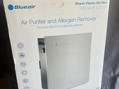 Blueair Classic 203 Slim Air Purifier HEPA 240 Sq Ft