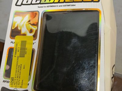 Bell + Howell Tac Wallet Ultra Tough RFID Blocking Wallet - Black- (Section Extras)