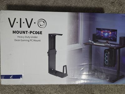 Heavy Duty Under-Desk Gaming PC Mount - VIVO PC063