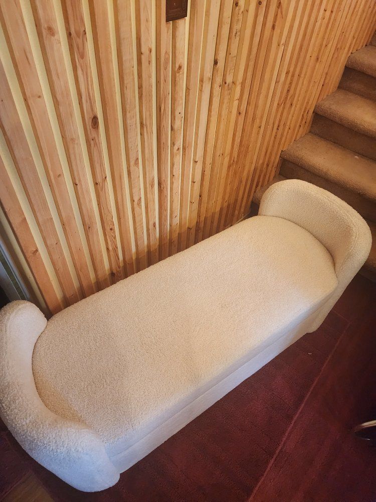 Gorgeous Boucle Bench