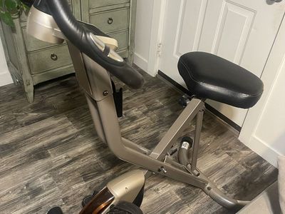 Exerpeutic Foldable Exercise Bike with Upright Seating