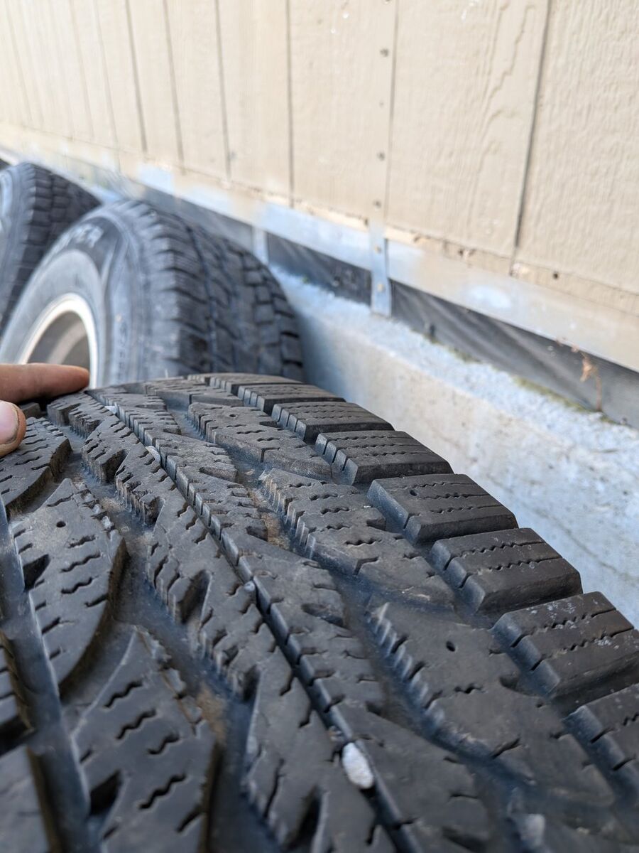 235/75/r15 snow tires almost full tread