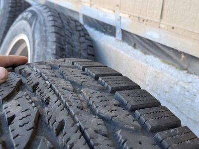 235/75/r15 snow tires almost full tread