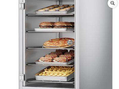 CAMMOO 133QT Commercial Food Warmer Cabinet 4-in-1 Multifunction w/ Adjustable Thermostat