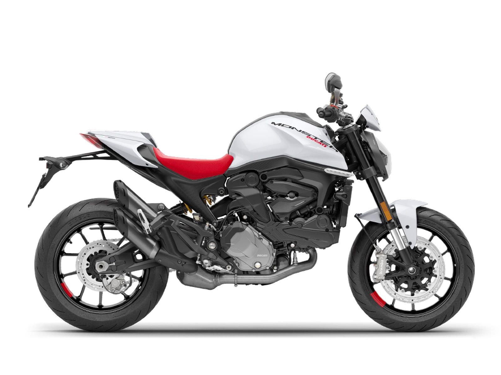 2024 DUCATI MONSTER PLUS Iceberg White - UD09530-C