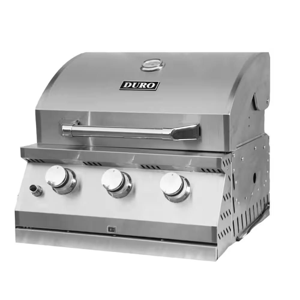 Built-In 3-Burner Convertible Gas Grill