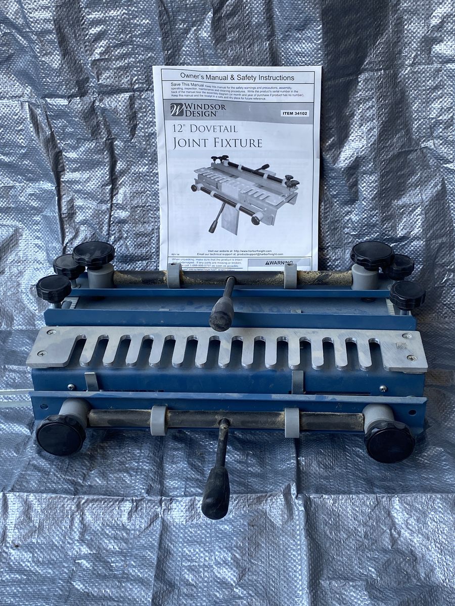 Windsor Design 12" Dovetail Joint Fixture Jig – Complete with Manual