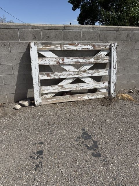 White Garden Gate For Sale