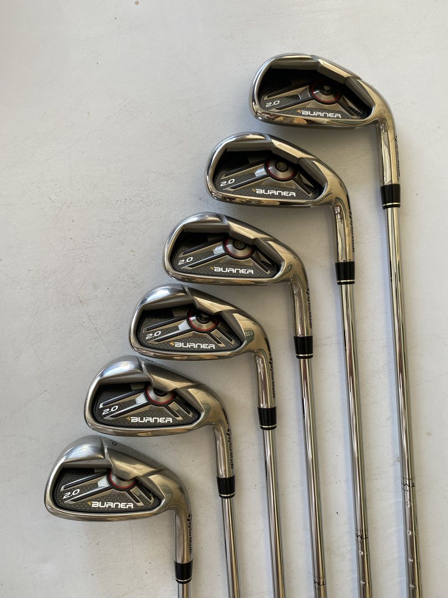 TaylorMade Burner 2.0 Irons Set (5-PW) - Flex S, Right-Handed Steel Shafts