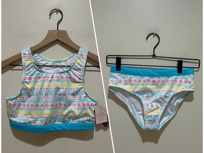 NWT Tommy Bahama 2-Piece Tropical Swimsuit 14/16