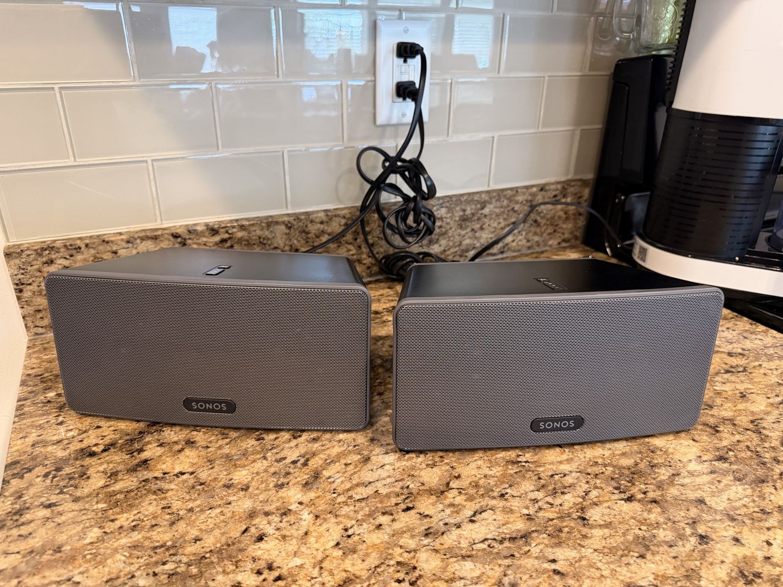 Set 2 SONOS PLAY:3 Gen 1 Wireless Speaker Black