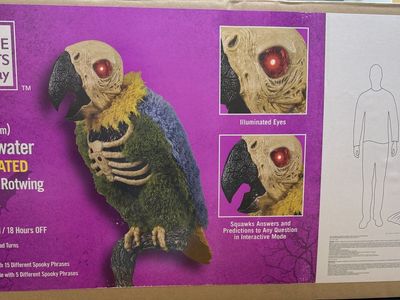 Home Depot Halloween 5ft Deadwater Rotwing Parrot 2026