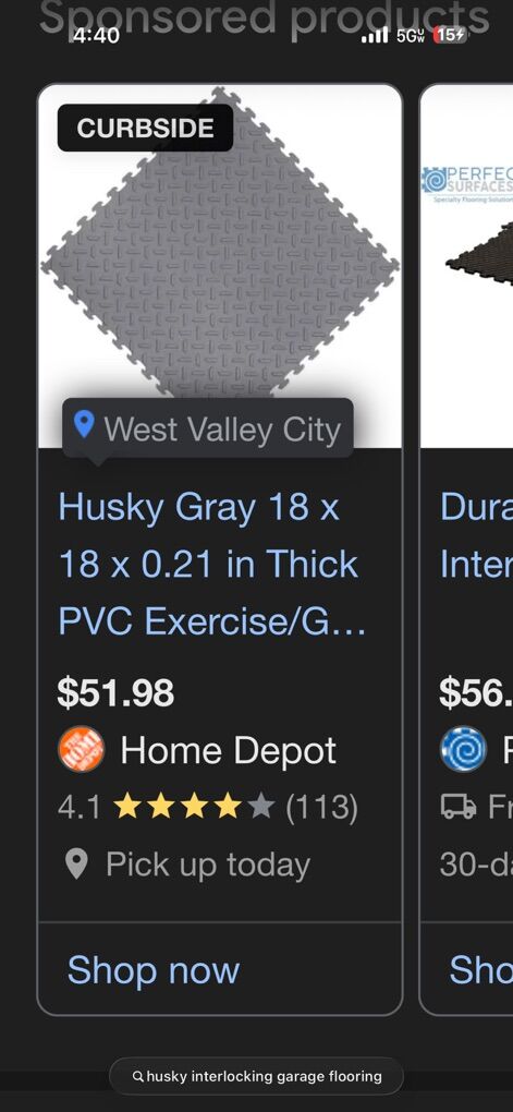 Husky interlocking flooring