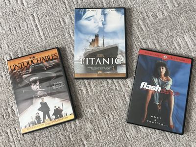 Titanic, Untouchables,and Flashdance