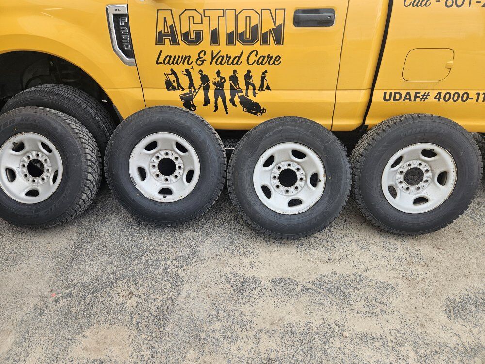 4 - 215/85/16 new studded winter snow tires