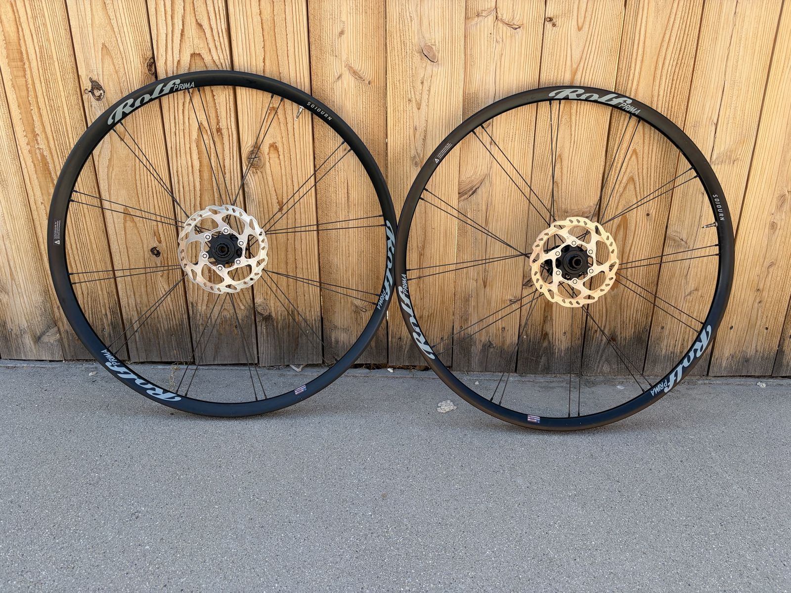 Rolf Prima Sojourn Disc Brake Wheelset - Black - Road/Gravel Bike