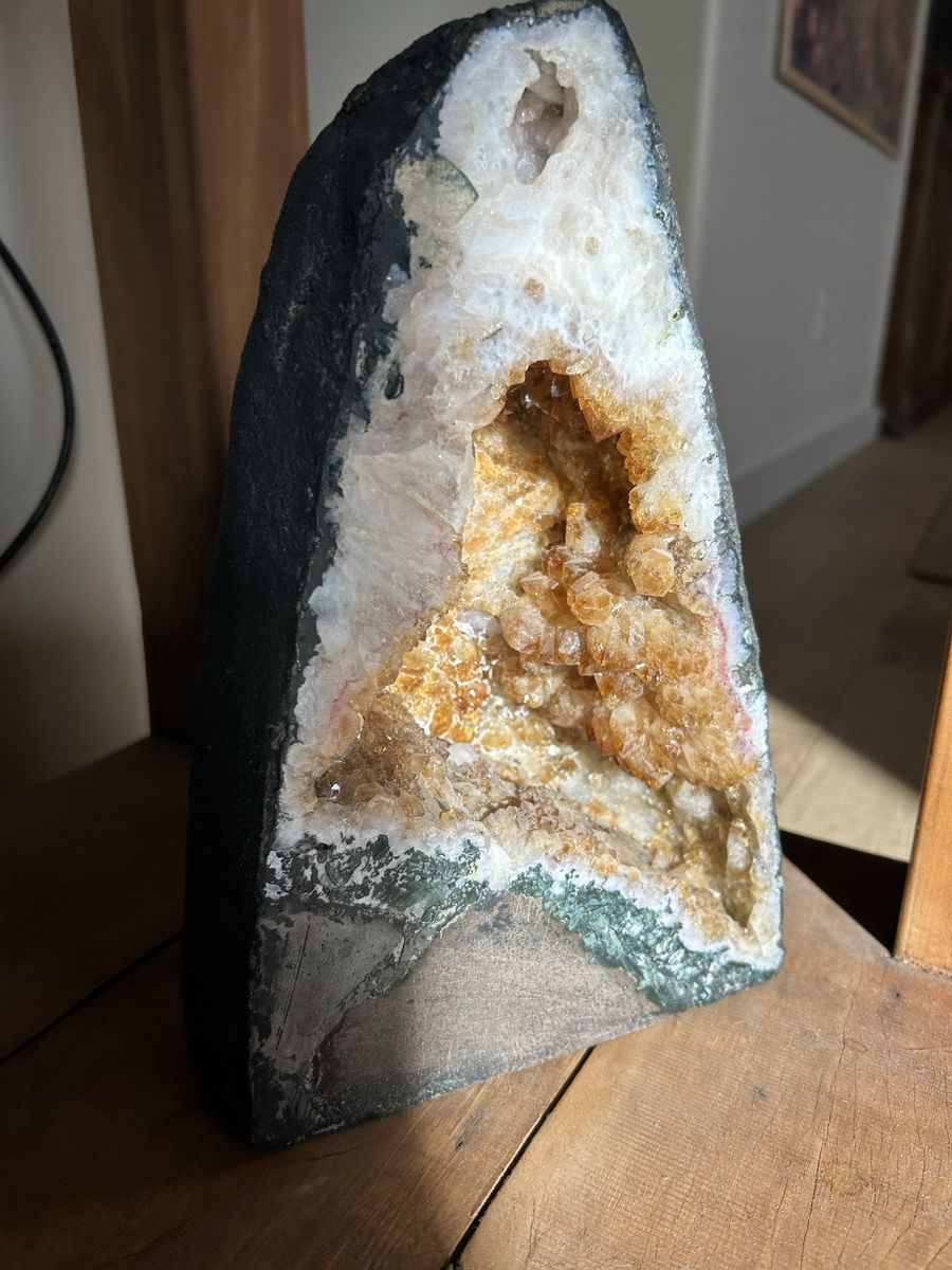 16 pound citrine Cave Geode