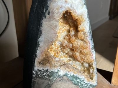 16 pound citrine Cave Geode