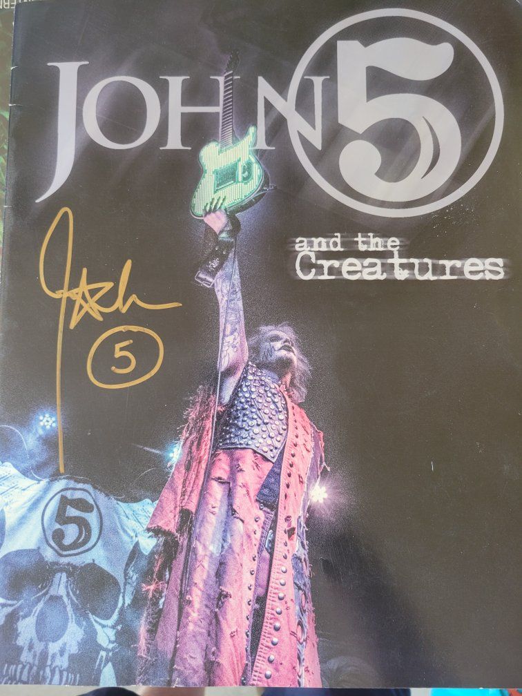 John 5 and the Creatures Signed Tour Booklet Autographed