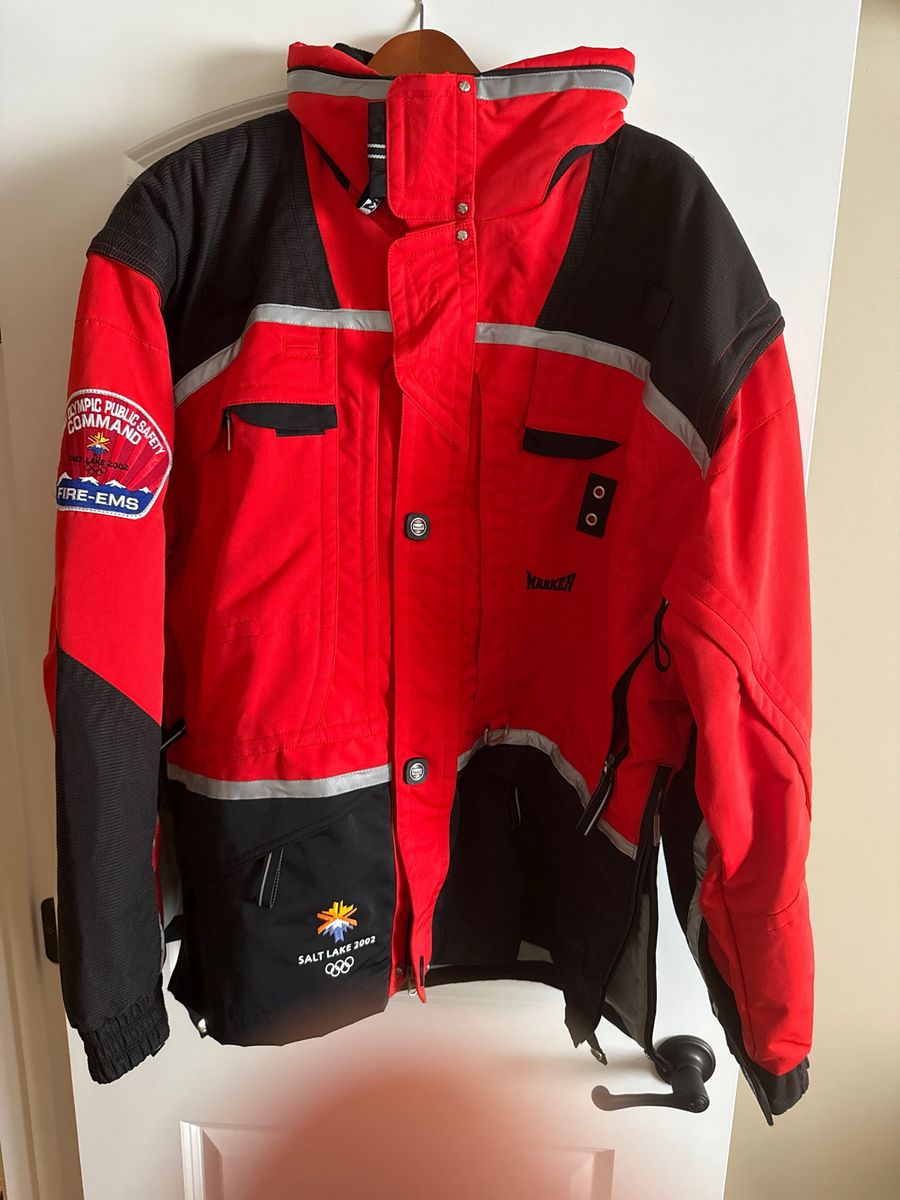 Vintage Marker Salt Lake 2002 Olympic Public Safety Command Jacket XL