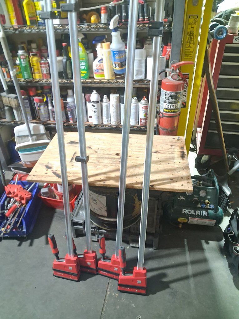 Bessey EZS PRO 52" Parallel Bar Clamp Set (4-pack) with Ergonomic Handles
