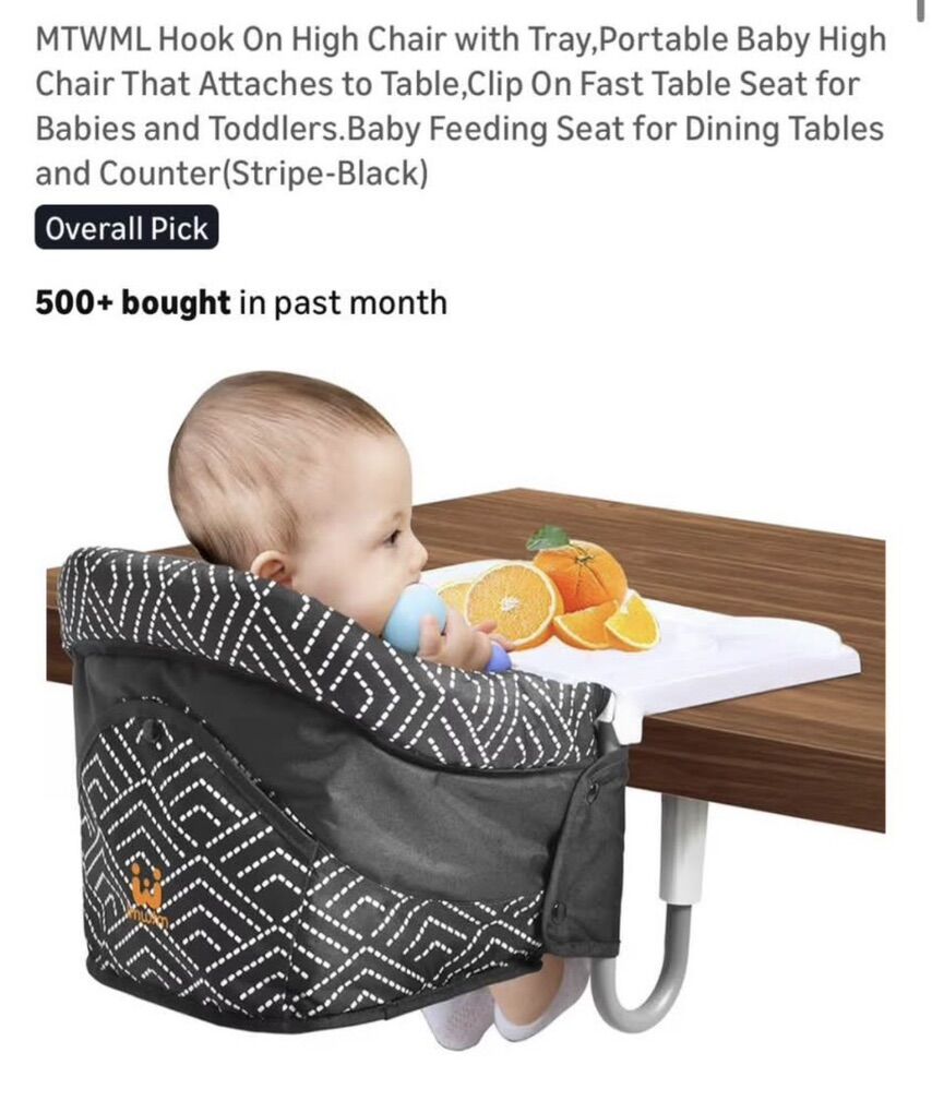 MTWML Hook On High Chair