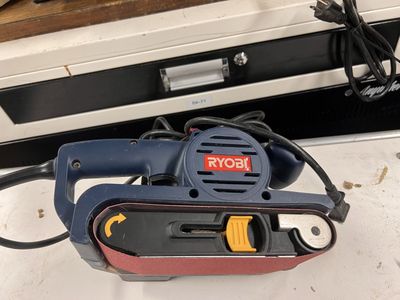 Ryobi BE319 3x18 Inch Belt Sander - Corded Electric Power Tool