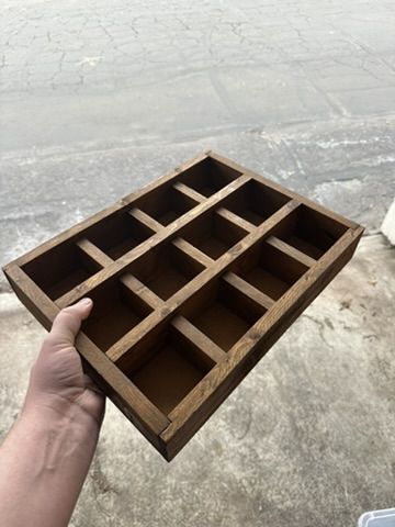 Vintage Trinket Shelf