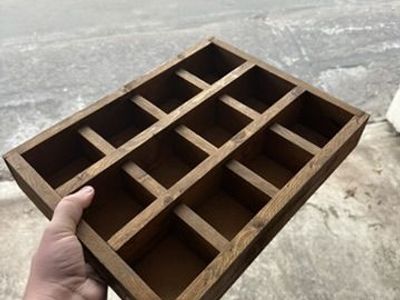 Vintage Trinket Shelf