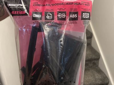 Metra 99-6511BB Chrysler Dodge Jeep Multi-Kit Radio Install Kit 2007-Up