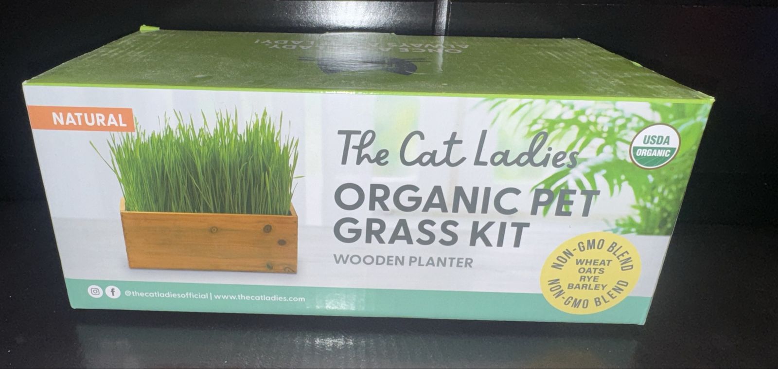 The Cat Ladies Organic Pet Grass Kit
