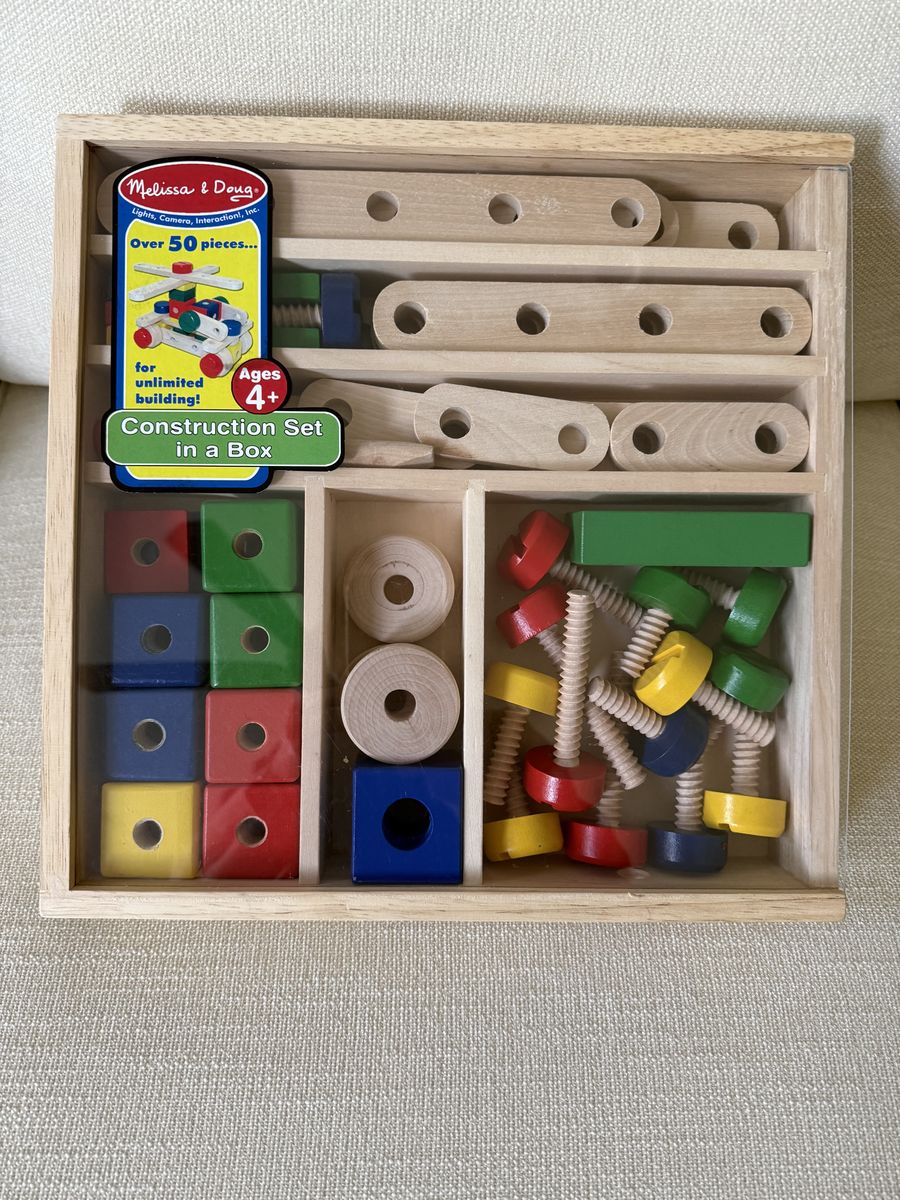 Melissa and Doug Wooden Construction Set 