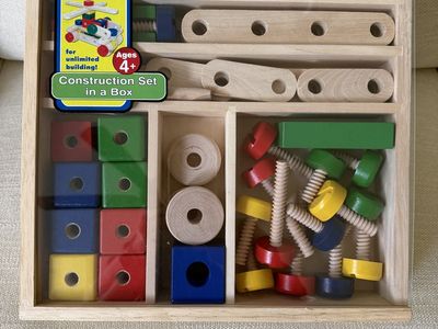 Melissa and Doug Wooden Construction Set