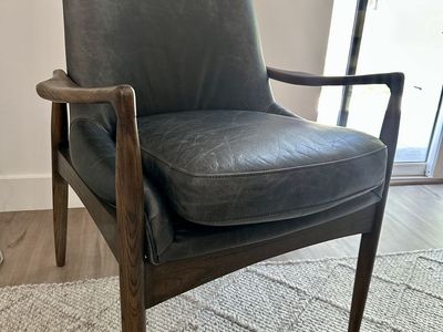 Two New Leather Chairs made by the Four Hands’ Company