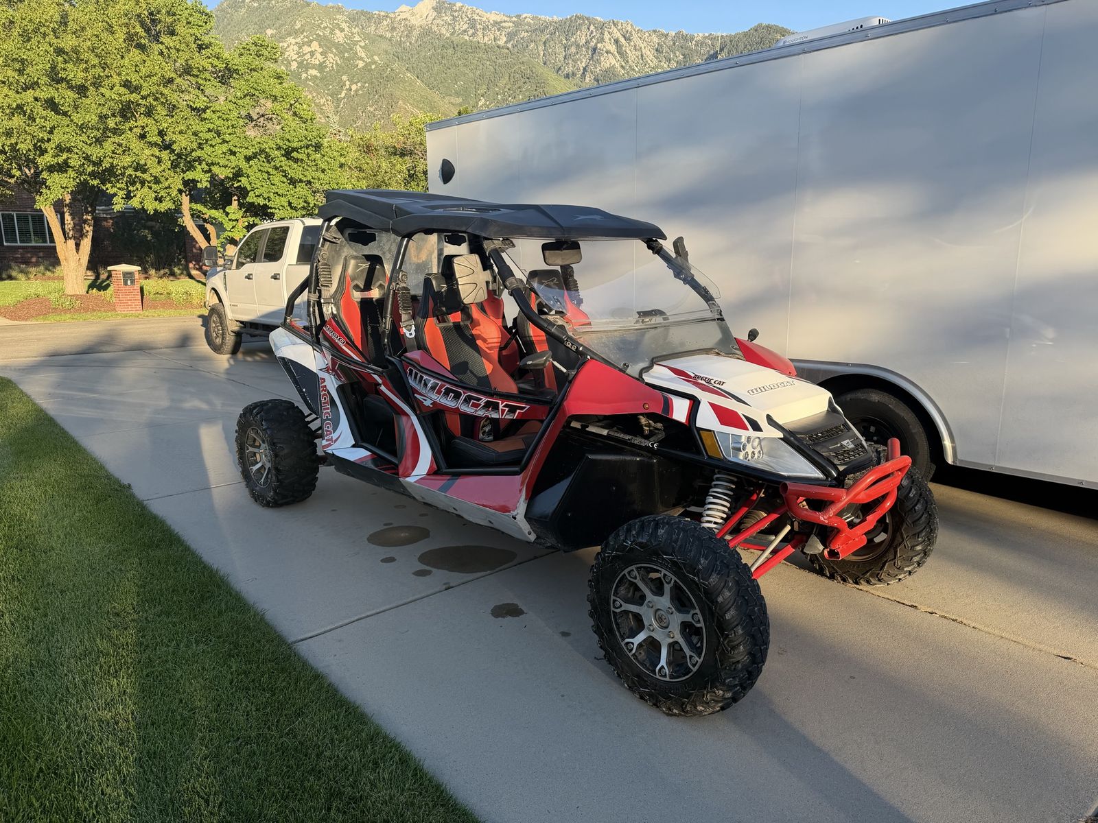 2014 Artic Cat Wildcat 4x 951cc V twin engine 