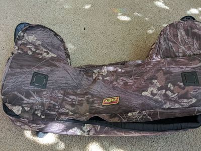 QuadBoss Camo ATV Front Rack Bag/Cargo Bag, Storage Organizer, Hunting/Off-road