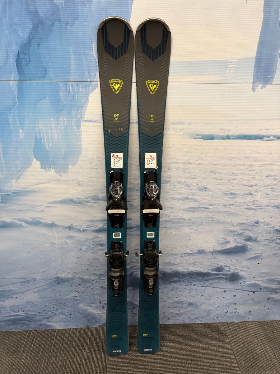 Used 2023 Rossignol Exp 82 Basalt 144cm Skis w/ Look NX12 Bindings