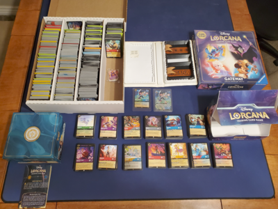 4300+ Card Complete Disney Lorcana Collection Chapters 1-7 + Hiro Enchanted, Promos, Custom Case, etc.