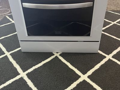 BLACK+DECKER BCD6W Portable Compact Countertop Dishwasher, White, Excellent Condition
