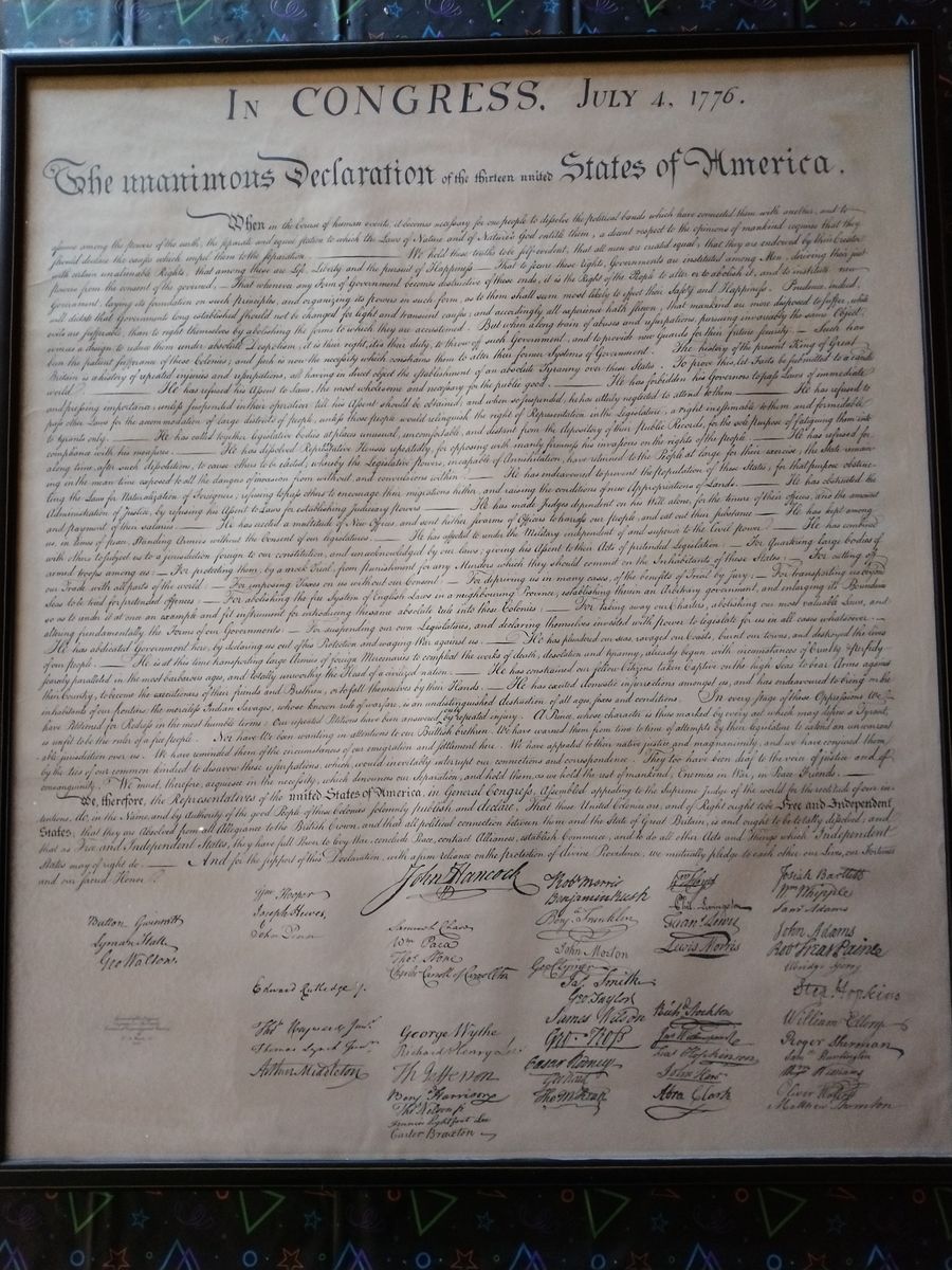 Declaration of Independence