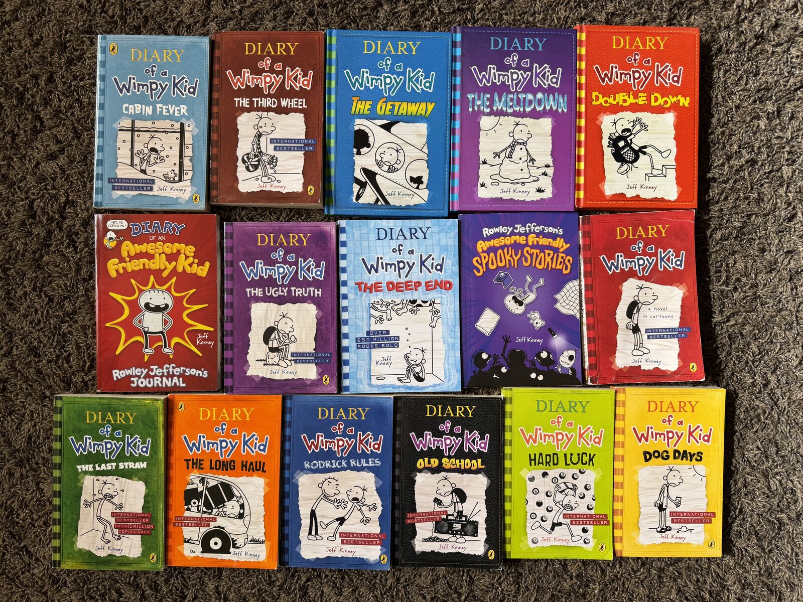 16 Diary of a Wimpy Kid Books