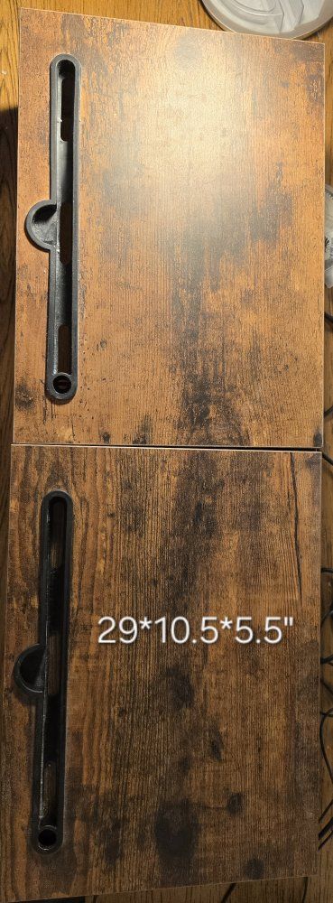 Adjustable Wooden Monitor Stand Riser with Storage Drawer and Phone/pad standing Slots