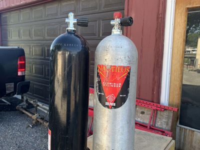 Scuba tanks $100 for one $150 for both
