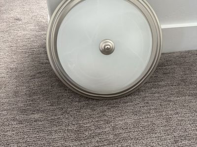 Brushed nickel ceiling light