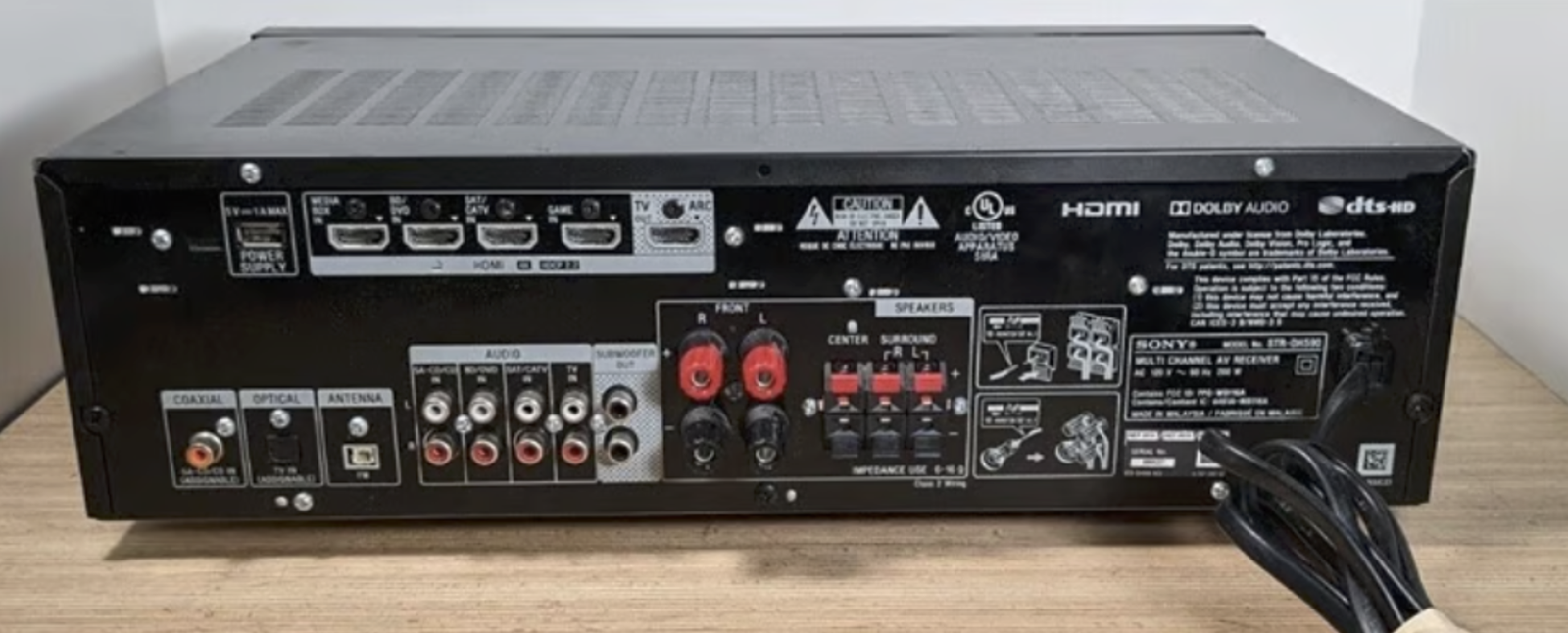 Sony STR-DH550 5.2 Channel 4K AV Receiver