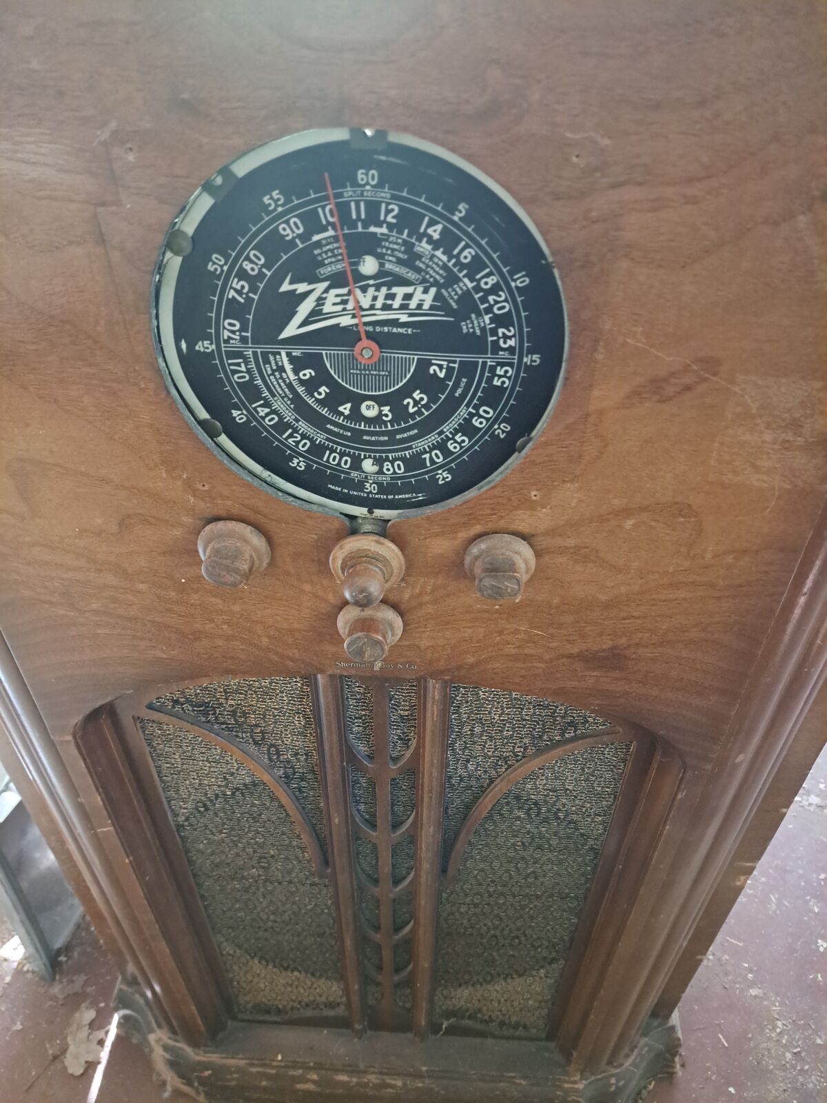 Zenith Radio Antique Vintage