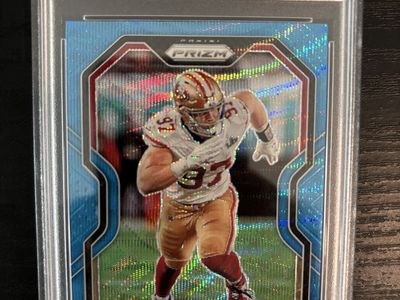 2020 Panini Prizm Nick Bosa Blue Wave #285 PSA 9 Mint San Francisco 49ers Football Card