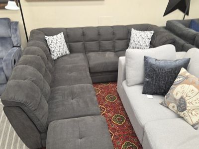 ️🩶4-Piece Gray Modular sectional