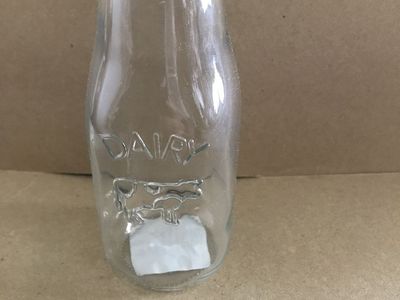 Crafts 10oz Hobby Lobby Country Cow Milk Bottles Box of 6