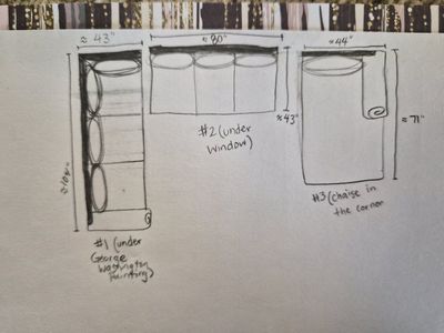 large brown sectional